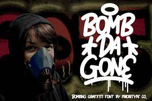 Bomb Da Gone, a Font by Prioritype Co