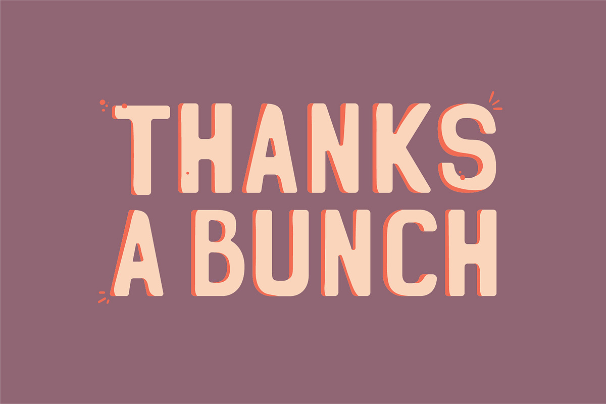 Brunch - A Font For The Whole Family preview 8