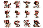 Cute Cowgirl Clipart, a Person Illustration by fashionaddict (Thumbnail 4 of 7)