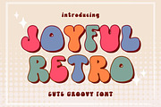 Joyful Retro | Display Font, a Handwritten Font by AnningArts (Thumbnail 1 of 7)