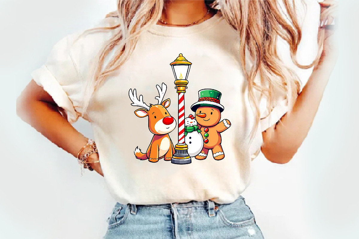 Christmas PNG, Christmas Shirt PNG, an Illustration by Watercolor design (Photo 2 of 3)