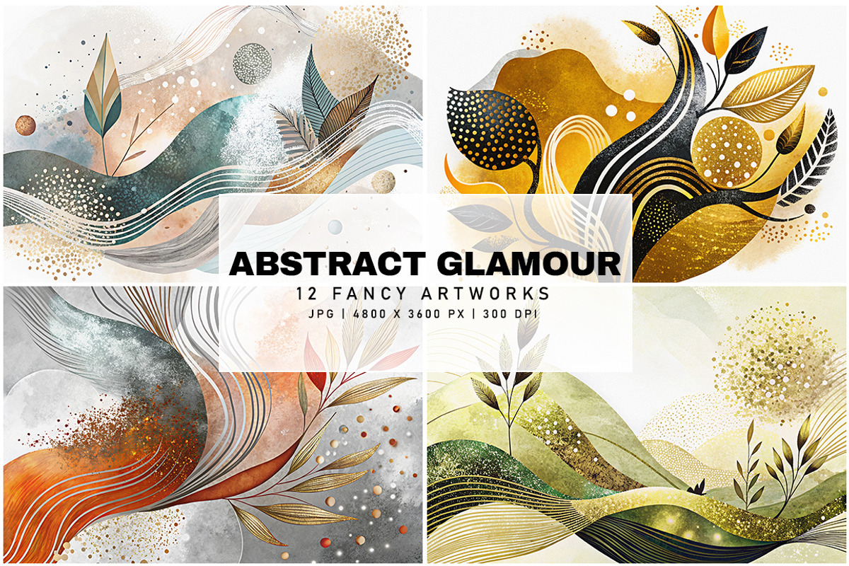Abstract Glamour, a Decorative Illustration by Digital Art Creations (Photo 3 of 7)