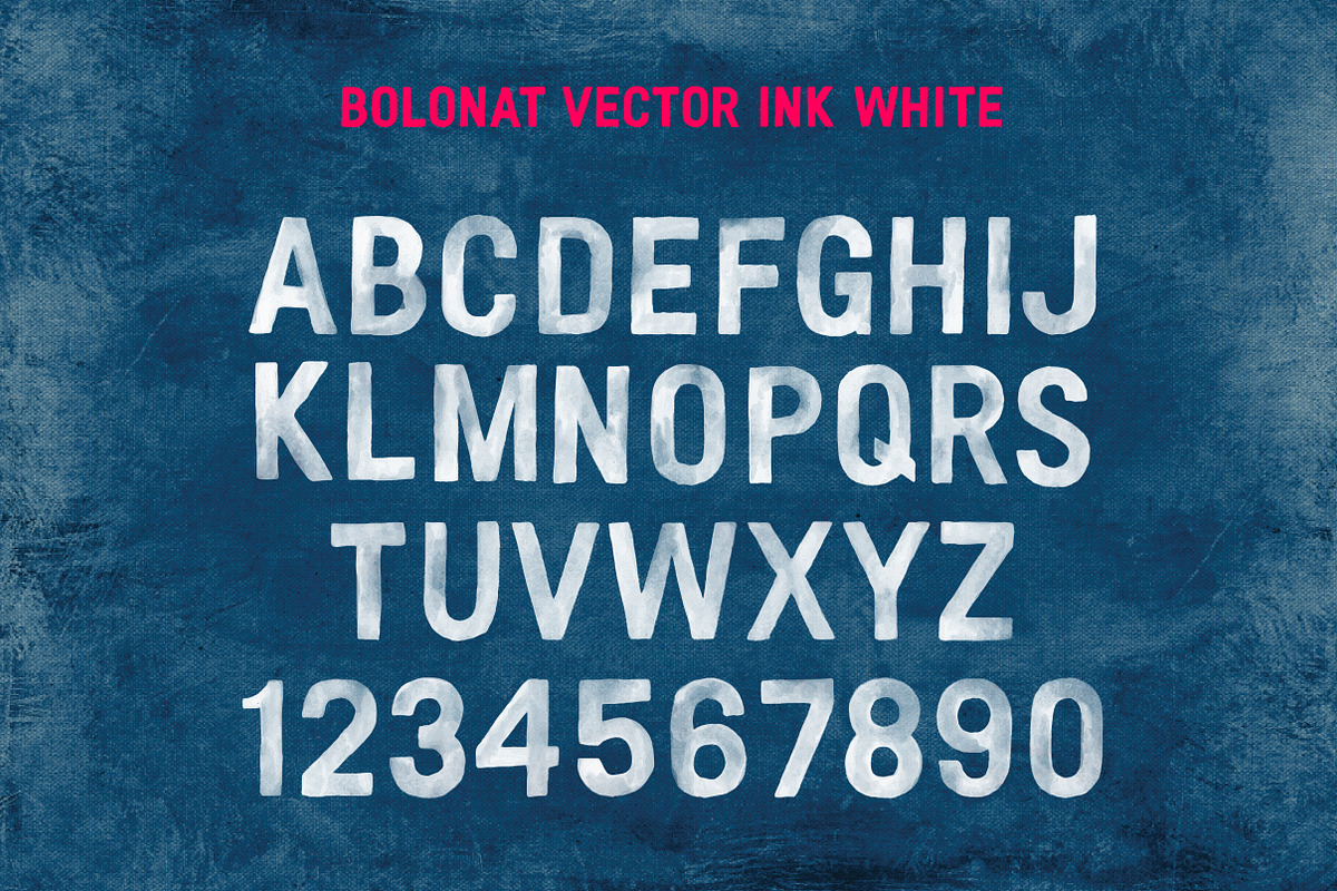 Bolonat Watercolor SVG & OTF fonts. preview 8