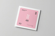 Four Fold Square Brochure Mock-up, an Advertising Mockup by zippypixelstudio (Thumbnail 6 of 13)
