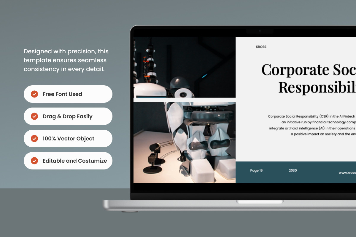 AI Fintech - PowerPoint Presentation, a Presentation Template by twinstd (Photo 2 of 4)