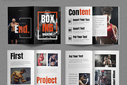Boxing Magazine Layout, a Magazine Template by ContestDesign (Thumbnail 2 of 3)