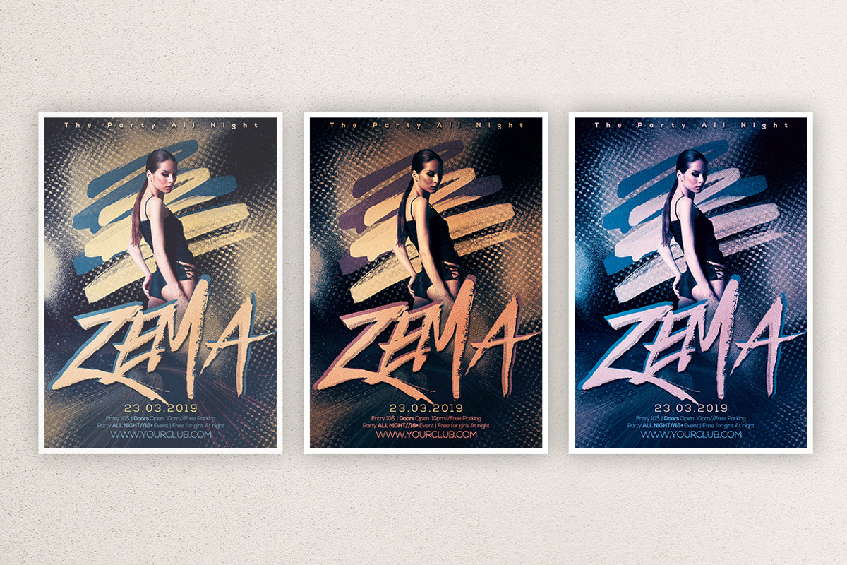 Zema Night Party, a Flyer Template by What a Story (Photo 2 of 5)