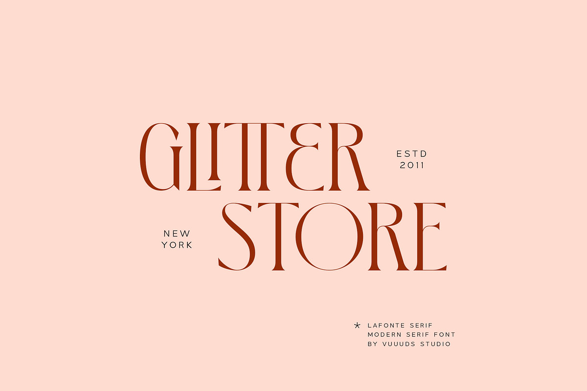 Lafonte Font, a Serif Font by vuuuds (Photo 8 of 13)