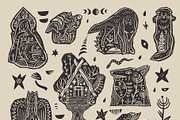 Dark Slavic Tale Bundle, an Object Graphic by Annie Konst (Thumbnail 2 of 20)