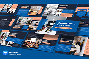 Modern Business - Keynote Template, a Presentation Template by artchiles_design