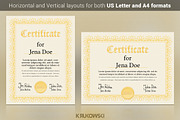 Certificate Template, a Stationery Template by Krukowski Graphics (Thumbnail 1 of 3)