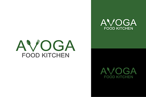 Avoga Food Kitchen Logo, a Branding & Logo Template by zaqilogo