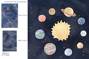ASTRONAUT clipart. Watercolor animal, an Illustration by OlliArtDesign (Thumbnail 7 of 8)