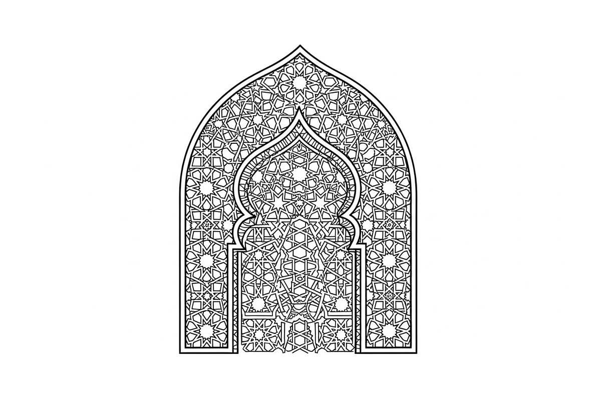 Islamic Arch Window Mandala Bundle, an Illustration by Artivon (Photo 43 of 45)