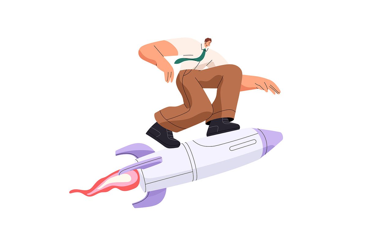 Business people set. Startup concept, a Person Illustration by PaperTrident (Photo 5 of 13)