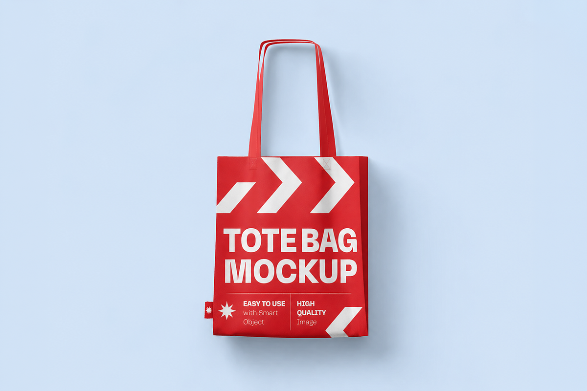 Tote bag Mockup, a Packaging Mockup by Custom.scene (Photo 2 of 3)