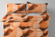 Orange tie dye shapes abstract brush, a Pattern Graphic by Nocito Design (Thumbnail 4 of 6)
