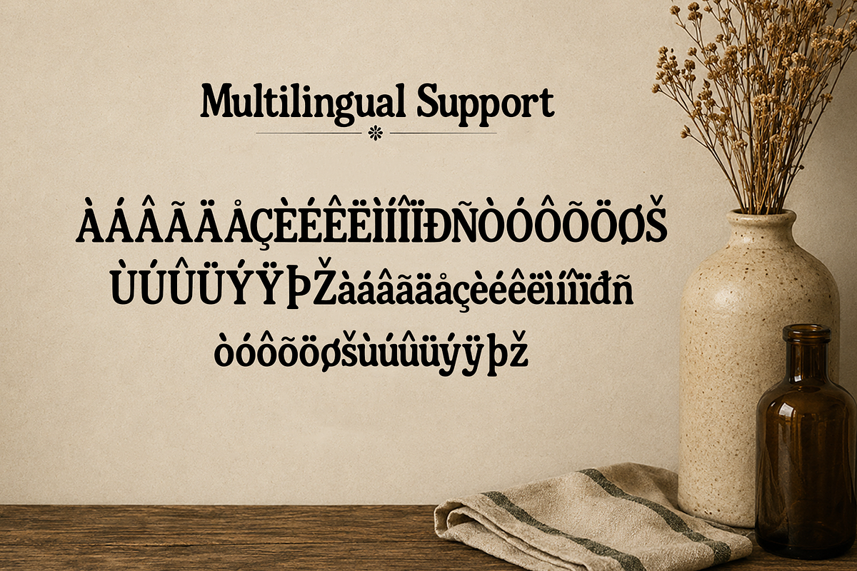 Market Folk - Modern Serif Font, a Serif Font by overlaytemplates (Photo 5 of 5)