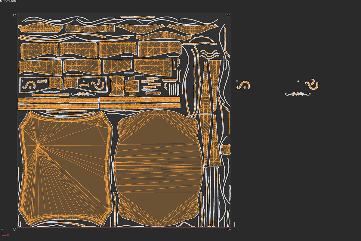 Vintage furniture set_1, a Furniture 3D Model by Snji | 3D Models (Photo 15 of 16)
