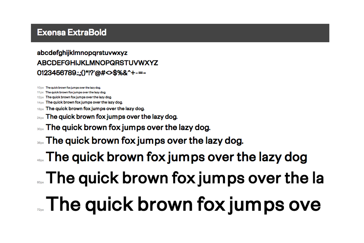 Exensa Grotesk Typeface + Web Fonts, a Sans Serif Font by Designova® (Photo 9 of 10)