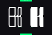 EXOLUS Experimental Font, a Font by Alex-Banks Type (Thumbnail 5 of 7)