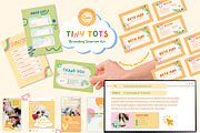 Tiny Tots Branding Starter Kit, a Branding & Logo Template by Hell Yeah Designs (Thumbnail 6 of 19)