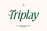 MN Triplay - Elegant Display Serif, a Serif Font by Mantra Naga (Thumbnail 1 of 15)