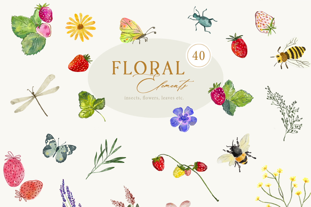 Sweet Summer Wildflowers, an Object Graphic by NassyArt (Photo 7 of 13)