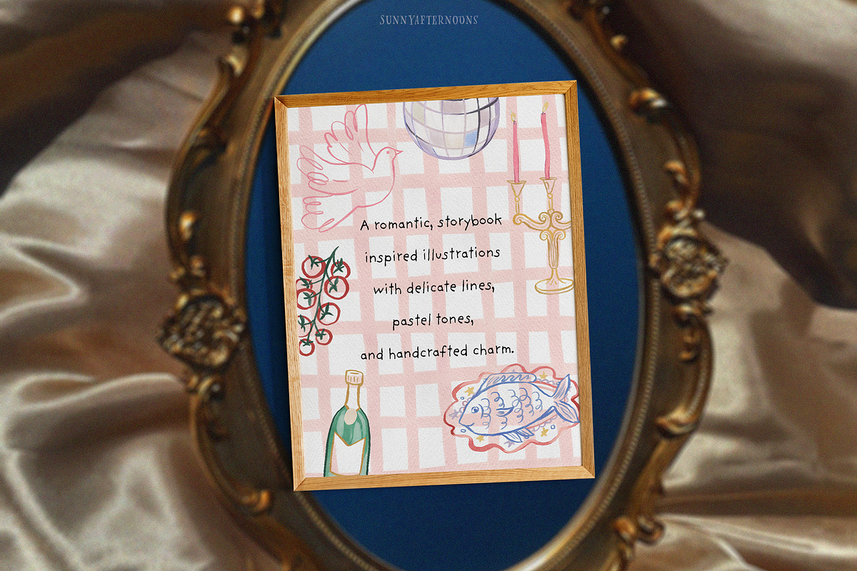 Painterly Whimsy Summer Party Icons, an Illustration by SunnyAfternoons (Photo 12 of 13)