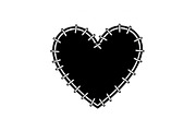Stitched Heart Silhouette Vector Bun, an Illustration by Designs_River (Thumbnail 29 of 41)