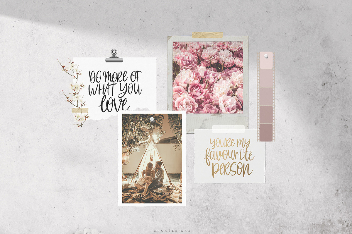 Handlettered Valentine's Love Quotes, an Illustration by Michèle Kae (Photo 9 of 10)