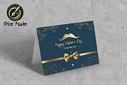 Father's Day Greeting Card 7x5, a Card Template by Print Haven (Thumbnail 1 of 4)