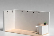 Promotion Stand Mockup, an Advertising Mockup by Mego-studio (Thumbnail 2 of 3)