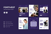 Fortivest Insurance - Instagram Post, a Social Media Template by Esensifiksi.studio (Thumbnail 1 of 3)