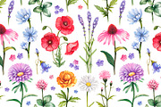 Watercolour wild nature, a Pattern Graphic by Sundra (Thumbnail 1 of 19)