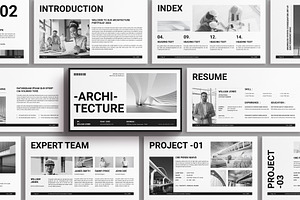 Architecture Portfolio Presentation, a Presentation Template by E-Type
