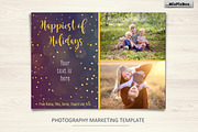 Christmas Card Merry and Bright, a Card Template by MixPixBox (Thumbnail 2 of 5)