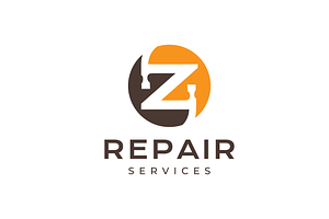 letter z with hammer repair logo, a Branding & Logo Template by devastd