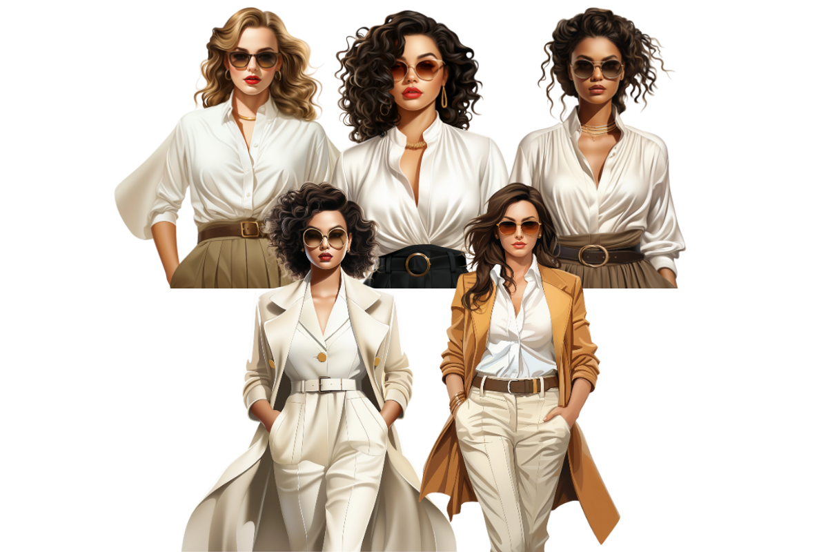 Chic Lady Boss Cliparts, a Person Illustration by Mash Mash Stickers (Photo 6 of 9)