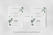 Eucalyptus Foliage Wedding Suite, an Invitation Template by BlueRobinDesignShop (Thumbnail 7 of 10)