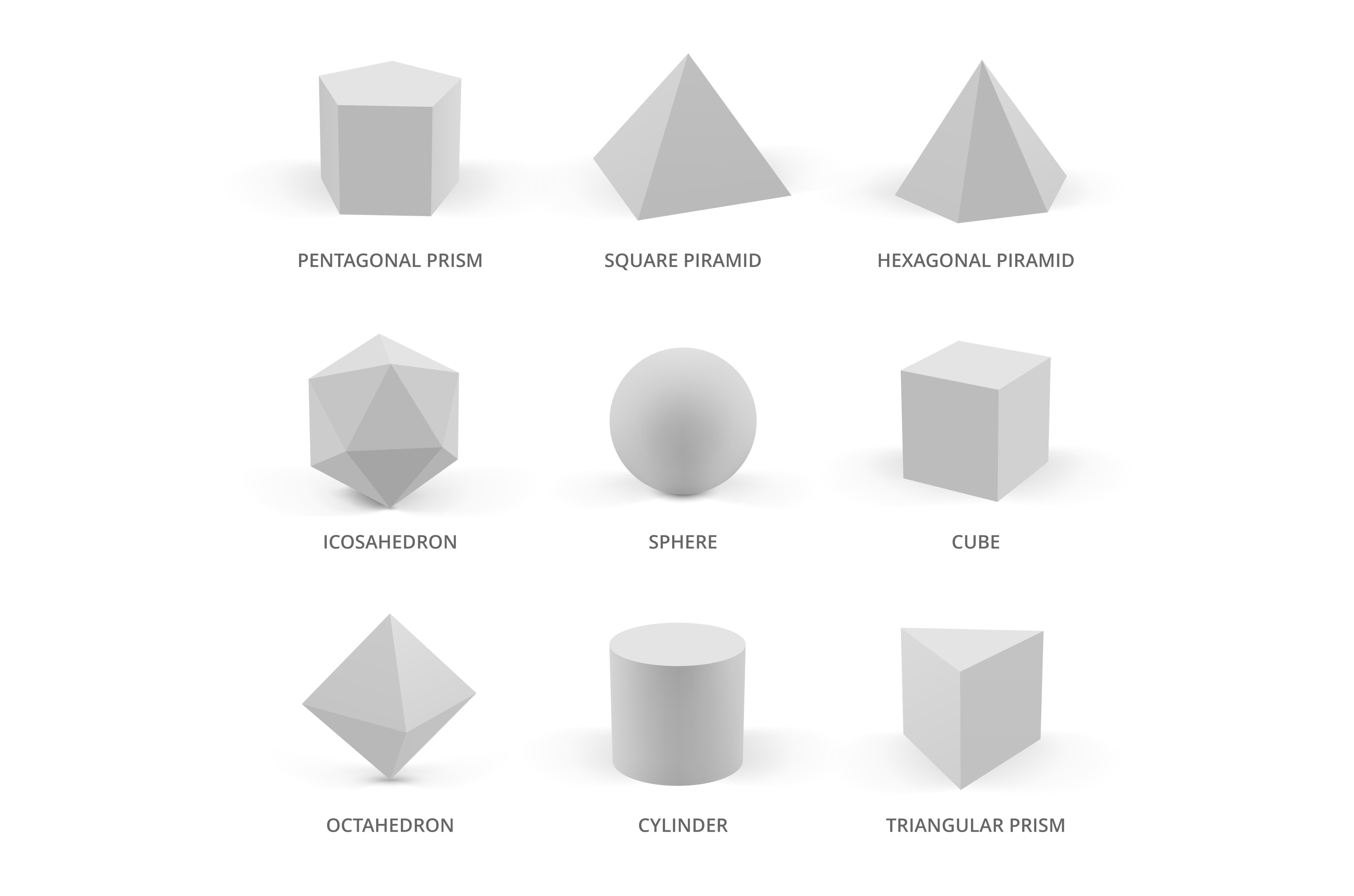 Realistic geometric forms. Pyramid | Background Graphics ~ Creative Market