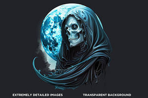 Halloween The Grim Reaper Cliparts