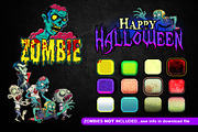 Cartoon Halloween Text Effect, a Layer Style Add-On by mixmedia87 (Thumbnail 1 of 2)