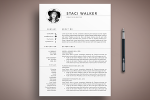 Professional Resume Template 3 Page