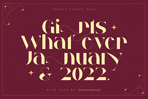 Millgary - Classy Font