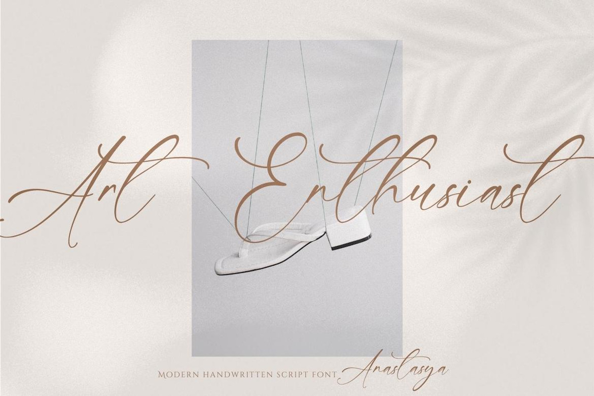 Anastasya Handwritten Signature Font, a Handwritten Font by CreateBigSupply (Photo 4 of 9)