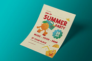 Summer Party Flyer, a Flyer Template by Neermana (Thumbnail 2 of 4)
