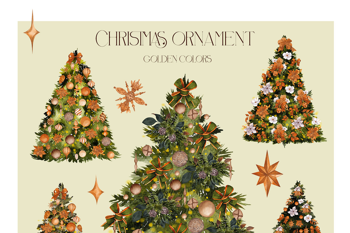 Watercolor Christmas ornaments, an Object Graphic by ma_i_vi (Photo 10 of 20)