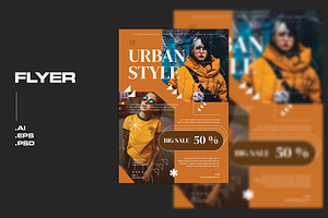 Fashion Urban Style, a Flyer Template by Jiwstudio