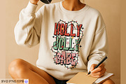 Retro Holly Jolly Babe Christmas SVG, a Graphic by mh_arif (Thumbnail 2 of 4)